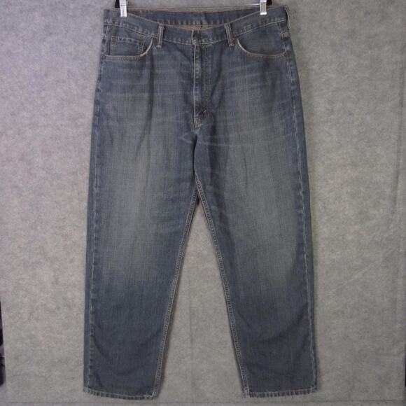 Levis 550 Jeans Mens 40x32 Blue Denim Relaxed Fit Tapered Leg Medium Wash - Picture 1 of 10